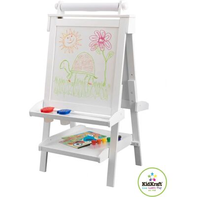 Drewniane regulowane sztalugi KidKraft - Wielokolorowe - Studio sztuki dla dzieci Drewniane regulowane sztalugi KidKraft - Wielokolorowe - Studio sztuki dla dzieci