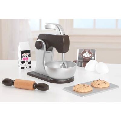 KidKraft Espresso Houten Bakset - Natuurlijk, 10 stuks KidKraft Espresso Houten Bakset - Natuurlijk, 10 stuks