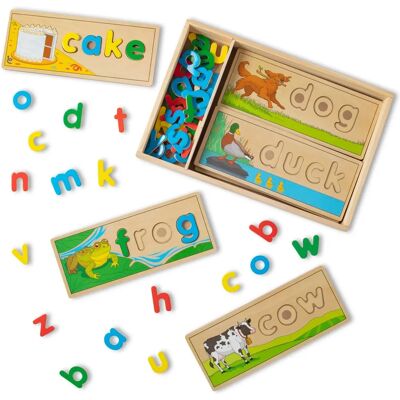 Melissa & Doug Sehen & Buchstabi - Lernspiel mit Holzbuchstaben Melissa & Doug Sehen & Buchstabi - Lernspiel mit Holzbuchstaben