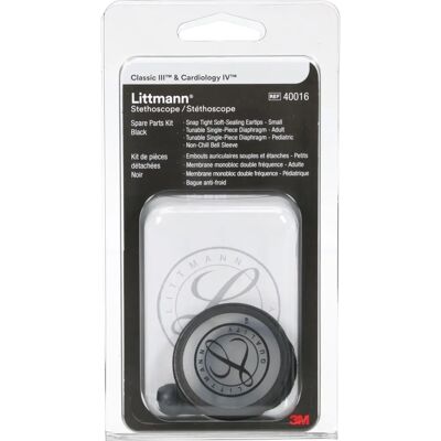 Zestaw części zamiennych Littmann Cardiology III i IV - Czarny Zestaw części zamiennych Littmann Cardiology III i IV - Czarny