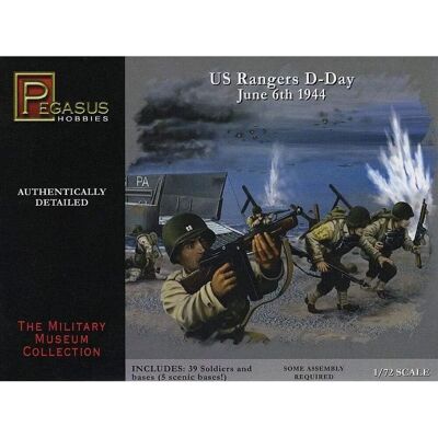Pegasus Hobbies PH7351 Troupes US Jour-J - 40+ poses Figurines - Publicité Pegasus Hobbies PH7351 Troupes US Jour-J - 40+ poses Figurines - Publicité
