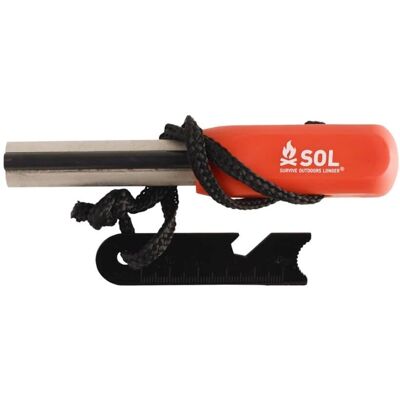 Sol Mag Striker - Allume-feu - Outil de survie 3-en-1 - Publicité Sol Mag Striker - Allume-feu - Outil de survie 3-en-1 - Publicité