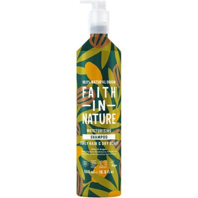 Faith in Nature Shea & Argan Shampoo - 500ml Metal Faith in Nature Shea & Argan Shampoo - 500ml Metal