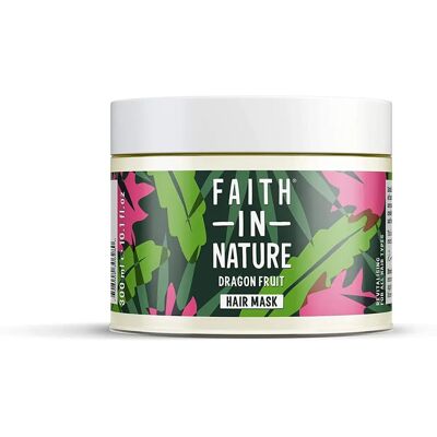 Faith In Nature Dragon Fruit Revitalising Hair Mask - Organic Hair Treatment - Vegan & Cruelty Free - Damaged Hair - All Hair Types - 300ml Faith In Nature Dragon Fruit Revitalising Hair Mask - Organic Hair Treatment - Vegan & Cruelty Free - Damaged Hair - All Hair Types - 300ml