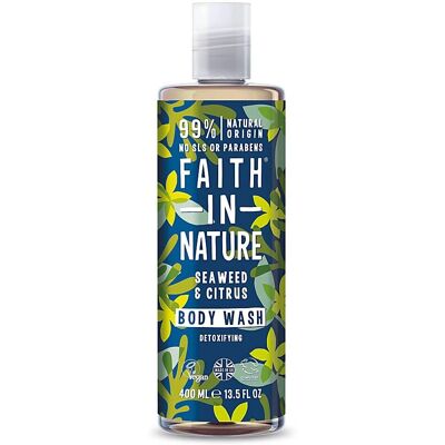 Gel Douche Algues et Agrumes Bio Végétalien 400ml - Publicité Gel Douche Algues et Agrumes Bio Végétalien 400ml - Publicité