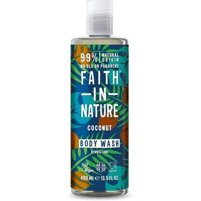 Faith In Nature Kokos Body Wash - Biologisch, Hydraterend, 400ml Faith In Nature Kokos Body Wash - Biologisch, Hydraterend, 400ml