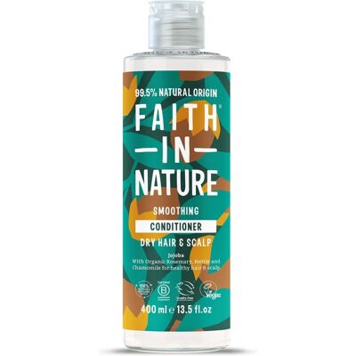 Faith in Nature Jojoba Conditioner - Økologisk, Vegansk & Cruelty-Free - 400ml - For Normal til Tørt Hår Faith in Nature Jojoba Conditioner - Økologisk, Vegansk & Cruelty-Free - 400ml - For Normal til Tørt Hår