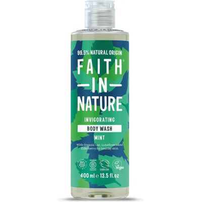 Faith in Nature Mint Body Wash - 400ml - Vegan & Cruelty Free - Paraben & SLS Free Faith in Nature Mint Body Wash - 400ml - Vegan & Cruelty Free - Paraben & SLS Free