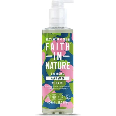 Faith in Nature Wild Rose Hand Wash - 400ml Faith in Nature Wild Rose Hand Wash - 400ml