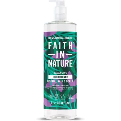 Faith In Nature Lavender & Geranium Conditioner - 1L - All Hair Types Faith In Nature Lavender & Geranium Conditioner - 1L - All Hair Types