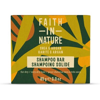 Faith In Nature Shampoing Solide Karité et Argan - Cheveux Secs Faith In Nature Shampoing Solide Karité et Argan - Cheveux Secs