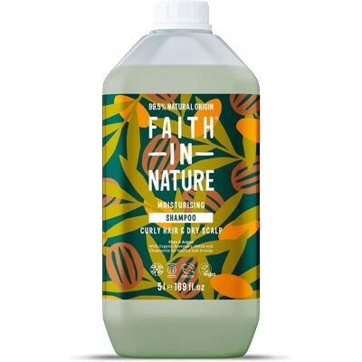 Faith In Nature Shea & Argan Shampoo - Natural, Vegan & Cruelty Free - Curly/Afro/Dry Hair - 5L Refill Faith In Nature Shea & Argan Shampoo - Natural, Vegan & Cruelty Free - Curly/Afro/Dry Hair - 5L Refill