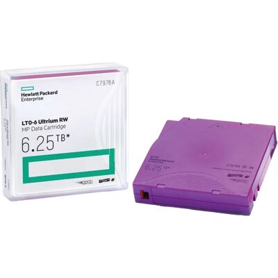 HPE - LTO-6 Ultrium - 6,25TB - RW - Tape-Kassette HPE - LTO-6 Ultrium - 6,25TB - RW - Tape-Kassette