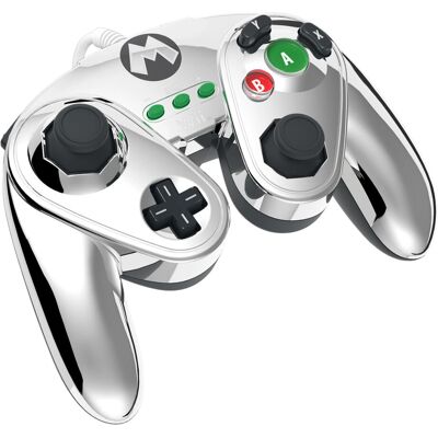 PDP Wii U Wired Fight Pad - Metal Mario PDP Wii U Wired Fight Pad - Metal Mario
