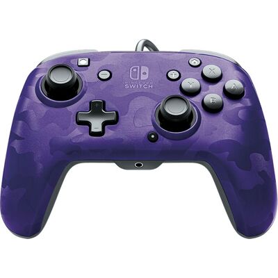 PDP Nintendo Switch Faceoff Deluxe+ Audio Wired Controller - Lila Camo PDP Nintendo Switch Faceoff Deluxe+ Audio Wired Controller - Lila Camo