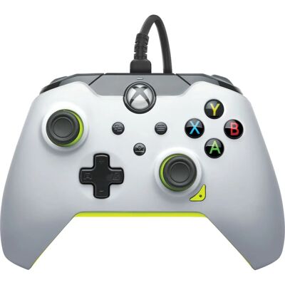 PDP Manette Filaire Xbox Series X|S - Blanc Électrique - Publicité PDP Manette Filaire Xbox Series X|S - Blanc Électrique - Publicité