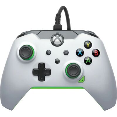 Manette Filaire PDP Xbox Series X|S - Neon Blanc Manette Filaire PDP Xbox Series X|S - Neon Blanc