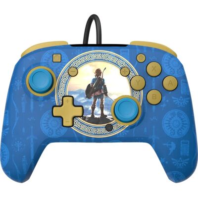 PDP Switch Rematch Wired Controller - Die Legende von Zelda: Hyrule Blau PDP Switch Rematch Wired Controller - Die Legende von Zelda: Hyrule Blau