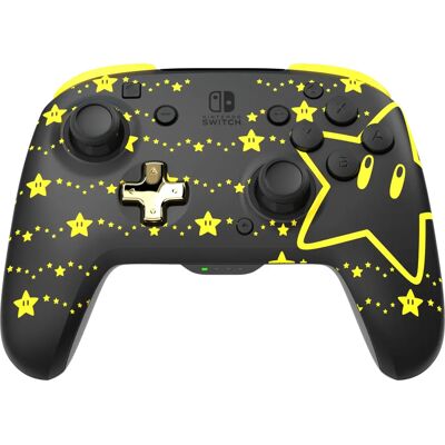 PDP Switch Rematch Glow Wireless Controller - Super Mario: Sterne leuchten im Dunkeln PDP Switch Rematch Glow Wireless Controller - Super Mario: Sterne leuchten im Dunkeln