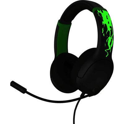 PDP Airlite Glow Headset - Kabelgebunden Gaming-Headset mit grünem Licht PDP Airlite Glow Headset - Kabelgebunden Gaming-Headset mit grünem Licht