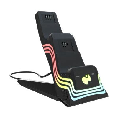 PDP Xbox Series X|S Afterglow Wave Podwójna Ładowarka Czarna PDP Xbox Series X|S Afterglow Wave Podwójna Ładowarka Czarna
