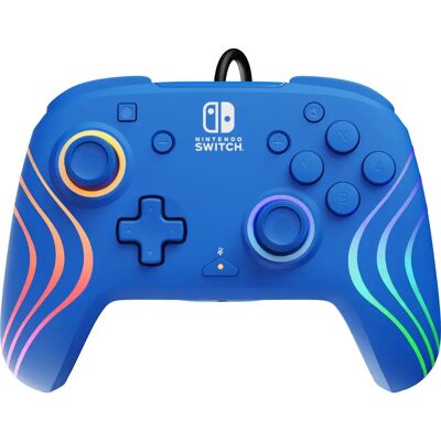 PDP Nintendo Switch Afterglow Wave Kabel-Controller - Blau PDP Nintendo Switch Afterglow Wave Kabel-Controller - Blau