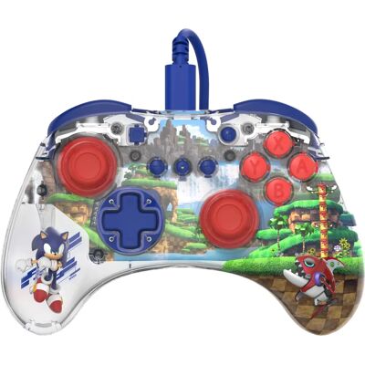 PDP Nintendo Switch REALMz Wired Controller - Sonic Green Hill Zone - Publicité PDP Nintendo Switch REALMz Wired Controller - Sonic Green Hill Zone - Publicité