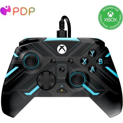 PDP Rematch Xbox Series X|S & PC Manette Avancée Filaire - GLOW Titan Steel - Publicité PDP Rematch Xbox Series X|S & PC Manette Avancée Filaire - GLOW Titan Steel - Publicité