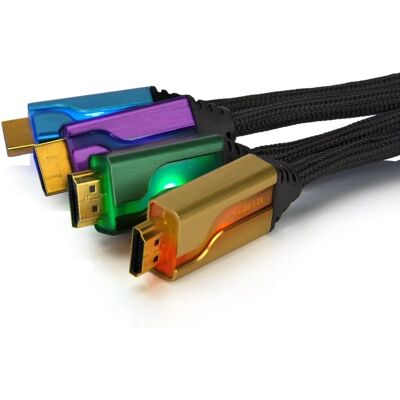 PDP HDMI Kabel Afterglow Quad 1,8m - 1080P 3D bereit - Störschutz PDP HDMI Kabel Afterglow Quad 1,8m - 1080P 3D bereit - Störschutz