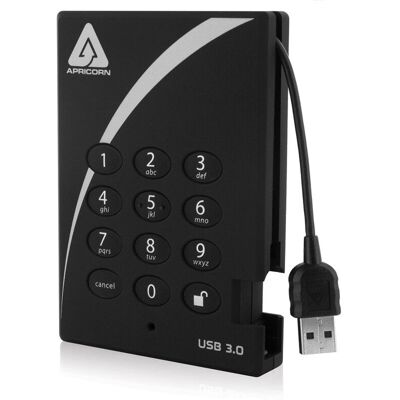 Disco Esterno Apricorn Aegis Padlock 2TB - Crittografia USB 3.0 Sicura Disco Esterno Apricorn Aegis Padlock 2TB - Crittografia USB 3.0 Sicura