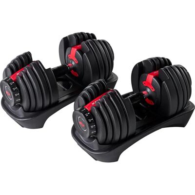 Bowflex Kurzhanteln 552i SelectTech - Verstellbare Hantel mit Ständer Bowflex Kurzhanteln 552i SelectTech - Verstellbare Hantel mit Ständer