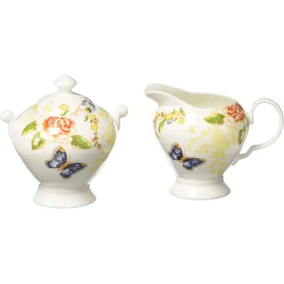 Aynsley Cottage Garden Cream & Sugar Set - Floral Collection Aynsley Cottage Garden Cream & Sugar Set - Floral Collection