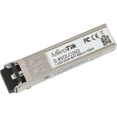 Mikrotik S-85DLC05D Netzwerk-Transceiver - Glasfaser, 1250 Mbit/s Mikrotik S-85DLC05D Netzwerk-Transceiver - Glasfaser, 1250 Mbit/s