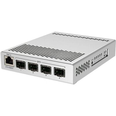 Mikrotik CRS305-1G-4S+IN Switch Gigabit Géré - 4 ports SFP+ - Publicité Mikrotik CRS305-1G-4S+IN Switch Gigabit Géré - 4 ports SFP+ - Publicité