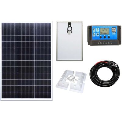 K2 - 150W Mono Solar Panel Battery Charging Kit - Solar charging kit K2 - 150W Mono Solar Panel Battery Charging Kit - Solar charging kit