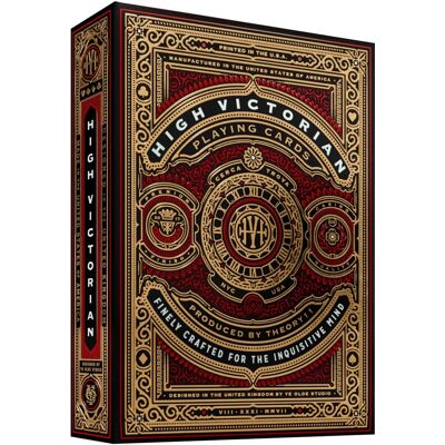 Theory11 Vintage Viktoriańskie Czerwone Karty do Gry - Karty Theory11 Vintage Viktoriańskie Czerwone Karty do Gry - Karty
