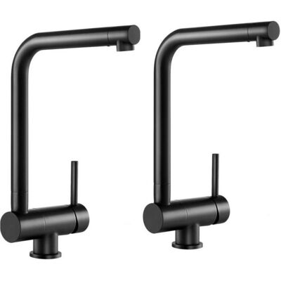 CECIPA - MAX - Granito Negro - 78x45 cm - Fregadero de Cocina CECIPA - MAX - Granito Negro - 78x45 cm - Fregadero de Cocina