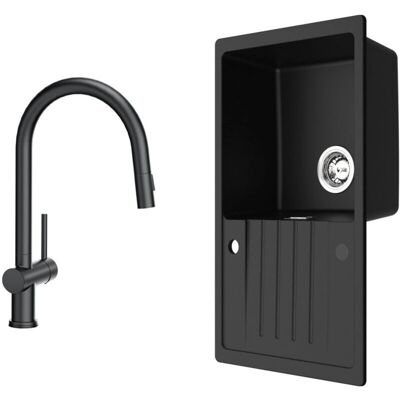 CECIPA - MAX - Negro antracita - Granito - Sink CECIPA - MAX - Negro antracita - Granito - Sink