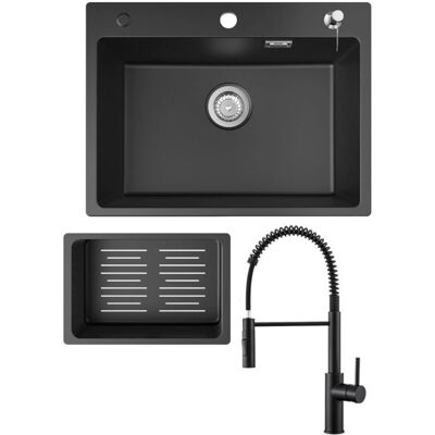 CECIPA - MAX - Negro - 60x45 - Kitchen Sink CECIPA - MAX - Negro - 60x45 - Kitchen Sink