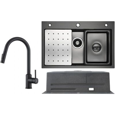 CECIPA MAX - 70x45cm - antracita - escurridor - Sink CECIPA MAX - 70x45cm - antracita - escurridor - Sink