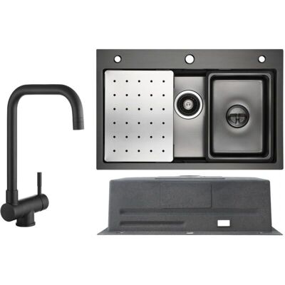 CECIPA - MAX - 70x45 cm - Acero inoxidable - Fregadero de cocina CECIPA - MAX - 70x45 cm - Acero inoxidable - Fregadero de cocina