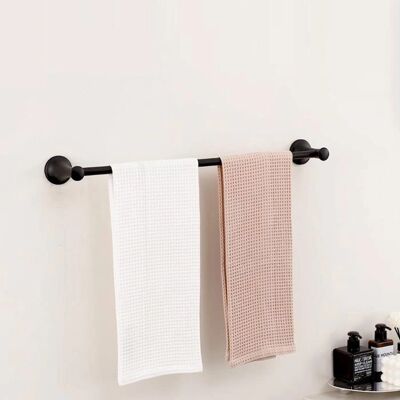 AURALUM - MAX - Noir - 60 cm - Porte-serviettes - Publicité AURALUM - MAX - Noir - 60 cm - Porte-serviettes - Publicité