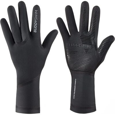 Guanti in Neoprene Buddyswim - Calore 2.5mm Nero M Guanti in Neoprene Buddyswim - Calore 2.5mm Nero M
