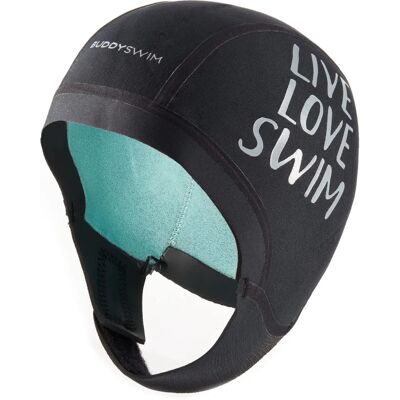 Cappello da nuoto in neoprene Buddyswim - Calore 2,5mm - Nero Cappello da nuoto in neoprene Buddyswim - Calore 2,5mm - Nero
