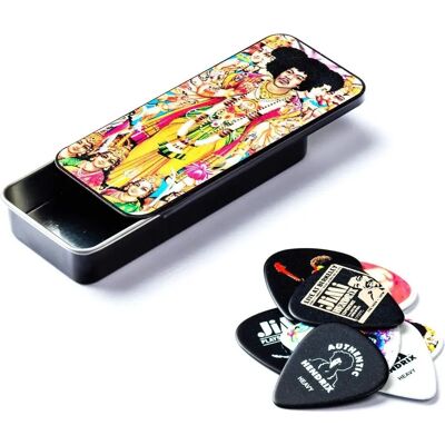 Dunlop Boîte à Plectres Collector Medium Jimi Hendrix - Accessoires Guitare - Publicité Dunlop Boîte à Plectres Collector Medium Jimi Hendrix - Accessoires Guitare - Publicité
