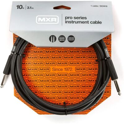Dunlop MXR DCIX10 PRO Instrumentenkabel - 3m, Gerade, Schwarz Dunlop MXR DCIX10 PRO Instrumentenkabel - 3m, Gerade, Schwarz