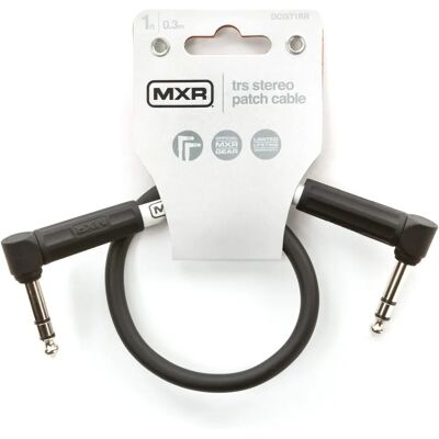 Cable Jack Estéreo de 30 cm con Ángulo Recto MXR Cable Jack Estéreo de 30 cm con Ángulo Recto MXR
