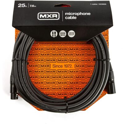 Câble Microphone XLR MXR 25ft - Câble micro - Publicité Câble Microphone XLR MXR 25ft - Câble micro - Publicité