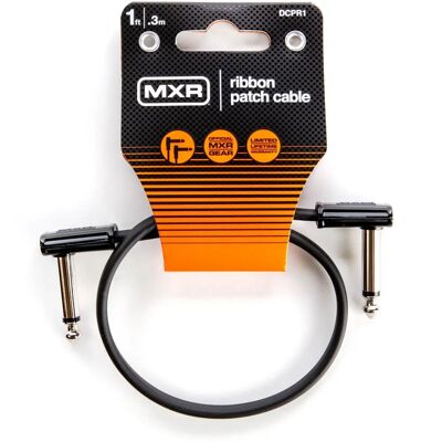 Câble de patch en ruban noir Dunlop MXR DCPR1 30cm Câble de patch en ruban noir Dunlop MXR DCPR1 30cm