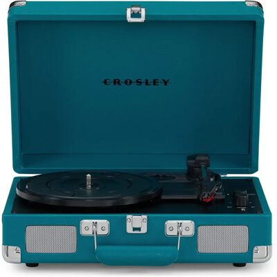 Crosley Cruiser Deluxe Portable Turntable - Teal Crosley Cruiser Deluxe Portable Turntable - Teal
